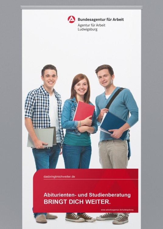 Roll-up für Studienberatung und Studienorientierung